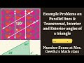 Exploring Angles with Parallel Lines and Triangles