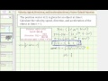 Velocity and Acceleration Vectors