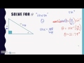 Exploring Right Triangle Trigonometry and Missing Angles