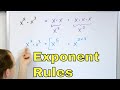 Exponent Rules: Multiplying Expressions with Exponents