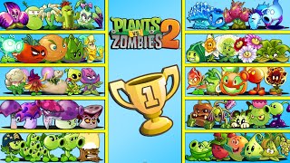 Tournament 10 Team Plants Battlez - Who Will Win? - PvZ 2 Team Plant vs Team Plant