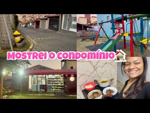 MOSTREI O CONDOMÍNIO QUE MORAMOS - AINDA TENTANDO ME ORGANIZAR - ROTINA DO DIA - Aline vida de mãe