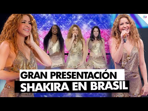 Asi fue la presentación de Shakira en Brasil. La loba mueve sus caderas  en Brasil.