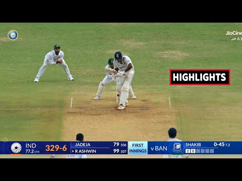 India vs Bangladesh 1st Test Match Day : 1 Highlights 2024 | Full Match Highlights 2024