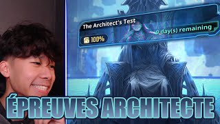 Défi épreuve de l'Architecte ! Test Orbe Allon x team WIND ! Solo Leveling Arise