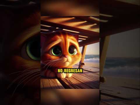 El gatito abandonado en la playa #cuentosinfantiles #parati #shorts #gatos #gatitos #reflexiones