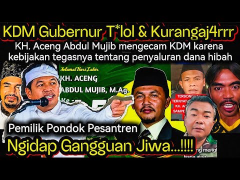 Memalukan, inilah sosok Ulama yg mengh!na KDM sbg Gubernur T*lol & kurang 4j4r efek   dana Hibah