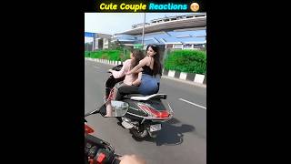 Cute Couple Reaction 😍 Crazy Police Without Helmet | Chalan Kato | Super Bike Zx10r