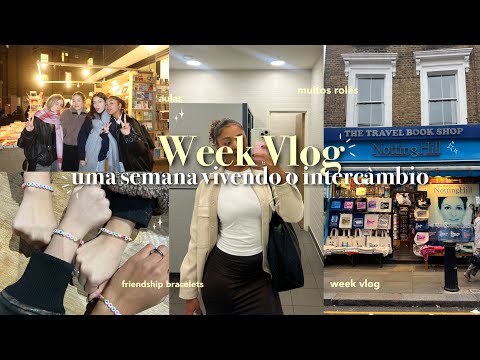 WEEK VLOG *uma semana vivendo o intercâmbio* | muitos roles, aulas & mais