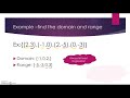 Exploring Domain and Range Concepts