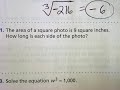 Cube Roots and Square Roots
