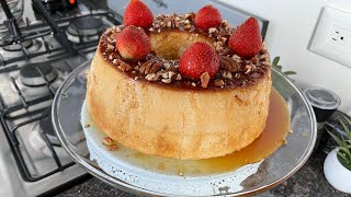 Vainilla Flan consiente a tu familia con este postre delicioso 😋 #antojos #receta #cocina 
