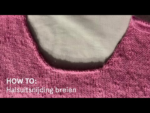 Een ronde halsuitsnijding breien - Veritas