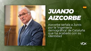 Aizcorbe señala a Junts por la ‘ingeniería demográfica’ de Cataluña que ha acabado con su identidad