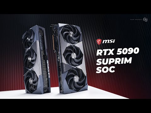 BIGGEST GPU I've ever seen - MSI GeForce RTX 5090 Suprim SOC // Windows & Linux Tested