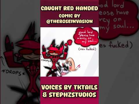 Caught Red Handed | #hazbinhotel #hazbinhotelseason2 #comicdub #lucifermorningstar #alastor