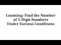 Understanding Permutations and Combinations with Digits