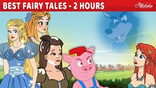2 Hours of Best Fairy Tales 🐷👑❄️ Rapunzel, Three Little Pigs & More | Bedtime Stories for Kids