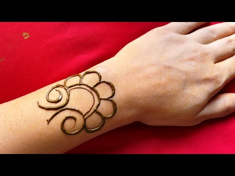 New simple back hand mehndi design | easy arabic mehndi design | mehndi designs | mehendi design