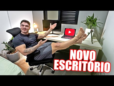 TRANSFORMEI UM QUARTO INTEIRO NO MEU NOVO ESCRITÓRIO!