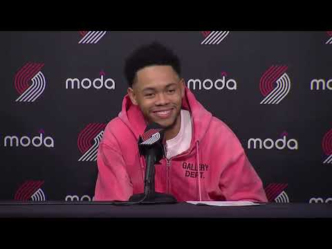 Anfernee Simons Postgame Interview | Portland Trail Blazers 108, Sacramento Kings 102 | Feb 6, 2025