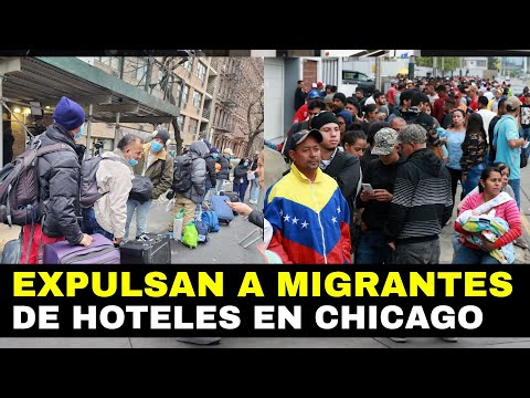 Chicago EXPULSA a migrantes tras años viviendo GRATIS en hoteles pagados por la ciudad