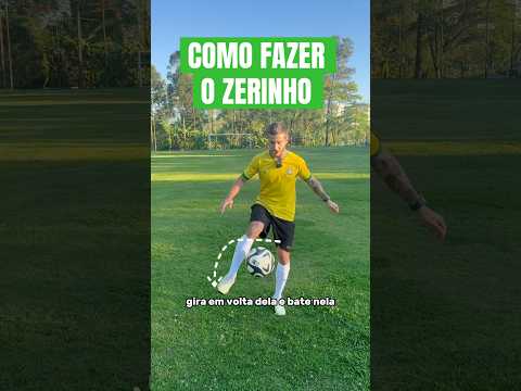 COMO FAZER O ZERINHO 🔥 #futebol #zerinho #dicas #bera