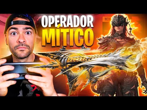 Nova CBR4 Lendária e OPERADOR MÍTICO do COD MOBILE