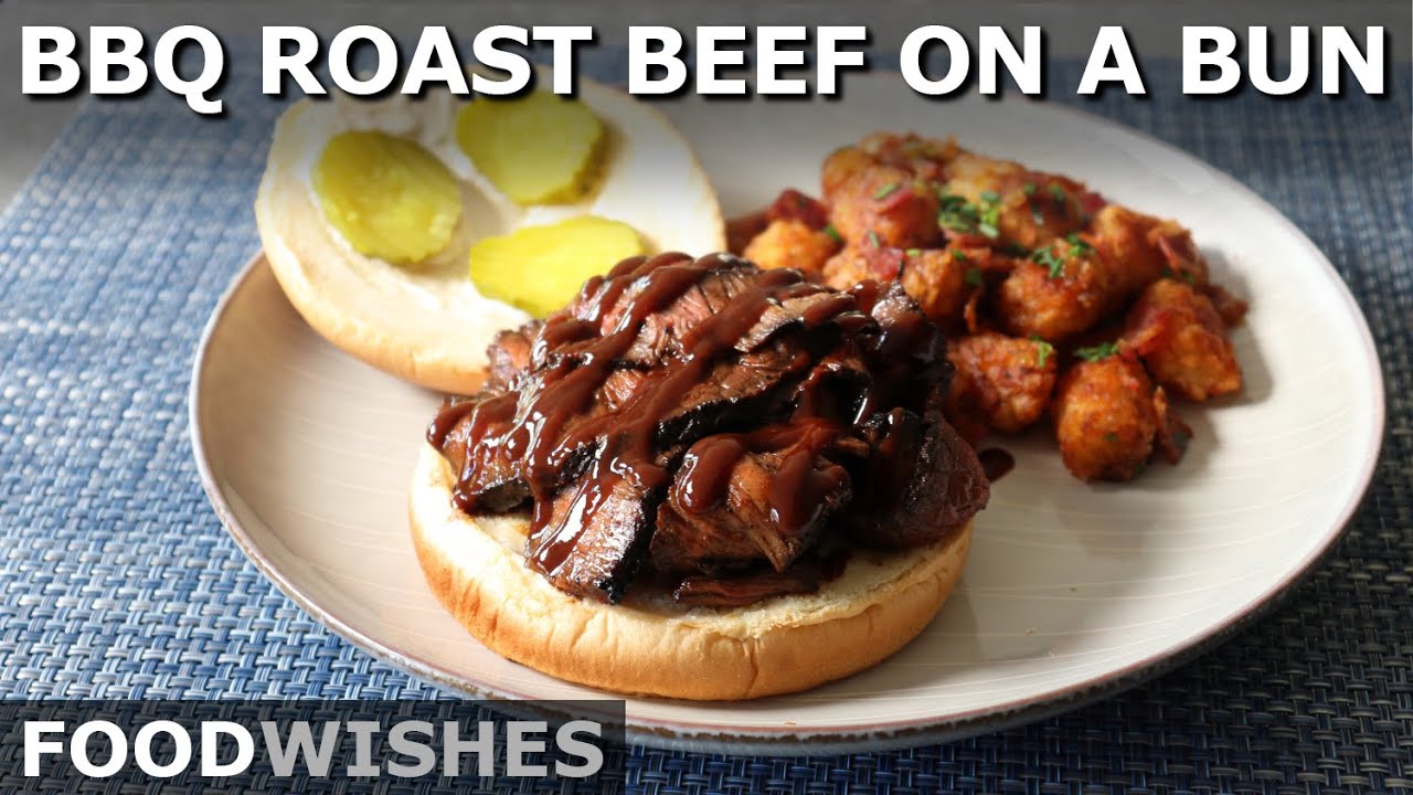 Barbecued Roast Beef on a Bun
