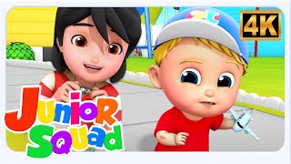 Boo Boo Song, बेबी को लगी चोट, Hindi Rhymes for Kids by Junior Squad