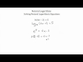Natural Logarithms and Exponential Functions