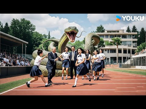 A giant snake appeared behind the principal! | Rising Boas in a Girl's School | YOUKU MONSTER MOVIE