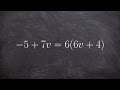 Solving Equations and Properties