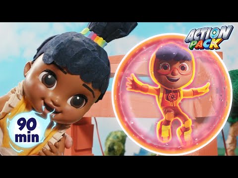 Action Pack Toy Play SUPER Compilation! | Action Pack | Adventure Cartoon for Kids