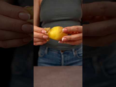 Kartoffel schnell schälen Trick. Quick Potato Peeling Hack.