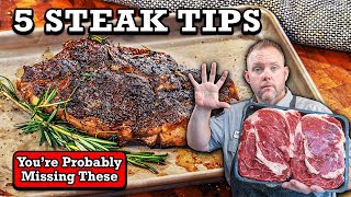 5 Easy Steak Tricks for Your Blackstone Griddle!