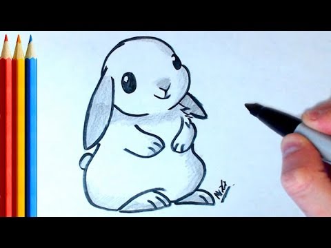 How to Draw Snow Bunny - Step by Step Tutorial