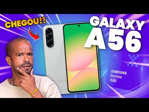 O GALAXY A56 é um dos MELHORES intermediários premium CUSTO-BENEFÍCIO! ✅