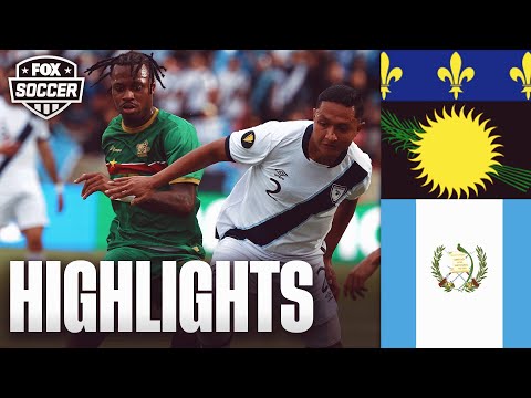Temps forts du match Guadeloupe - Guatemala