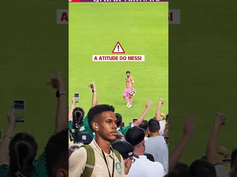 A atitude de Messi com os jogadores do Palmeiras 😱 #supermundial #palmeiras #messi