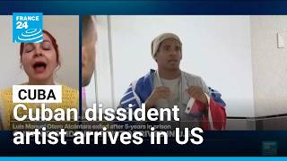 YouTube video thumbnail: Cuban Dissident Artist Arrives in US After 5-Years in Prison 