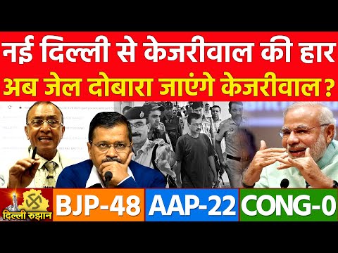 नई दिल्ली से केजरीवाल की हार अब जेल दोबारा जाएंगे Arvind Kejriwal ? Delhi Election Results 2025