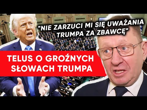 Polityk PiS reaguje na narrację Trumpa ws. Ukrainy. Telus: Kiedy wygrywał wybory, cieszyłem się...