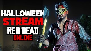 Checking Halloween Update and Halloween Pass 2 in Red Dead Online 🐱 Stream