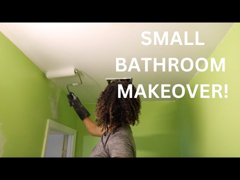 BEFORE & AFTER: Outdated 90's Bathroom Makeover!  - Thrift Diving