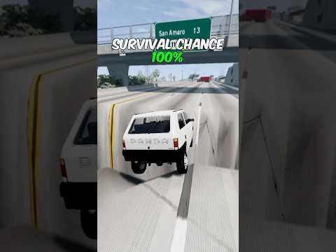 Quanto Veloce Deve Andare Una Fiat Panda Per Saltare Questa Buca In Sicurezza? 😨😂 #car #shorts