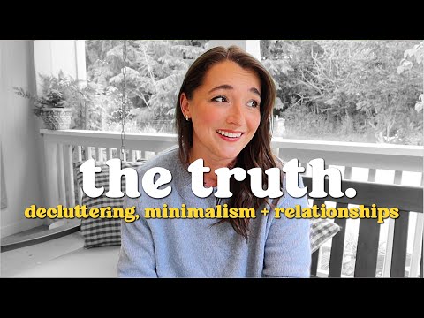 What happened AFTER I decluttered 80% 😳The TRUTH about consumerism, minimalism, ADHD & relationships