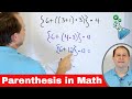 Order of Operations and Basic Arithmetic