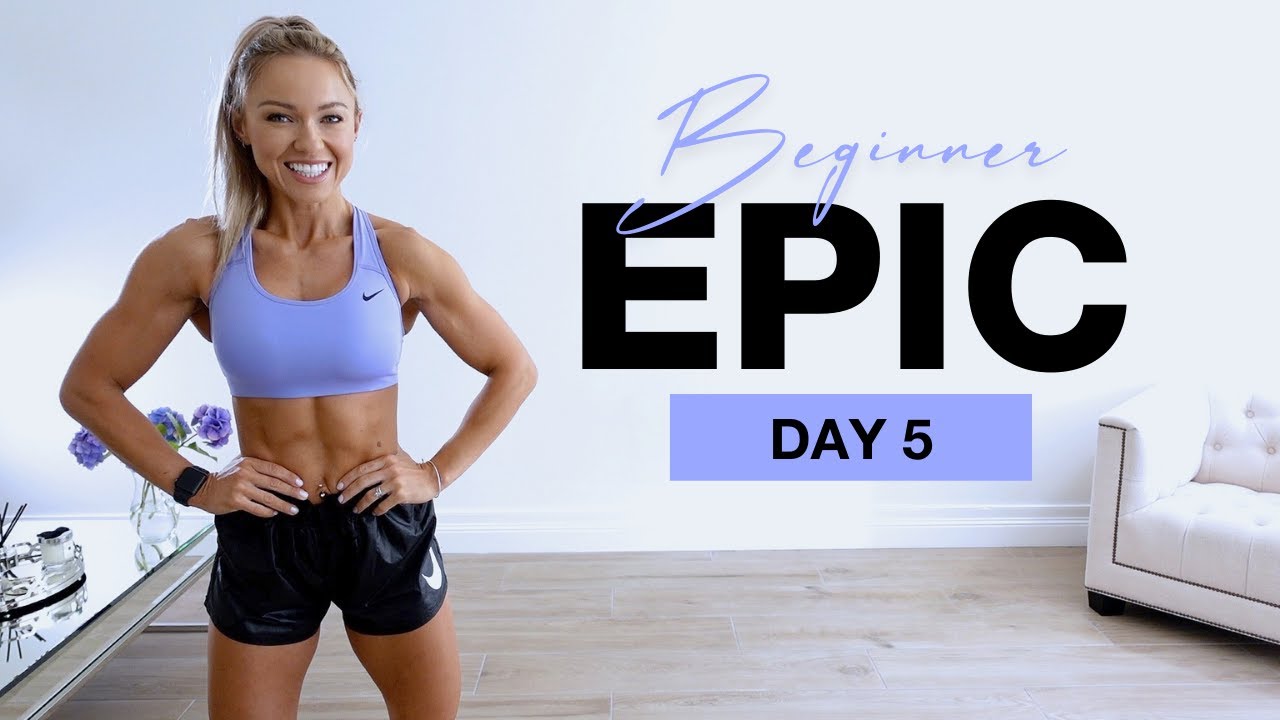 Day 5 of Beginner EPIC - Full Body HIIT Workout - Caroline Girvan