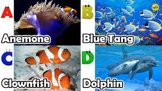 ABC Sea Animals Song 🐠 | Learn Alphabet A to Z with Ocean Animals | Kids Learning Video for Toddlers